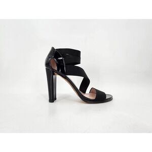 STUART‎ WEITZMAN Strappy Platform Black Heels 7.5 M Made In Spain